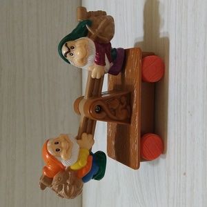 Vintage 1992 McDonald's Snow White & The 7 Dwarfs Happy Meal Action Figure